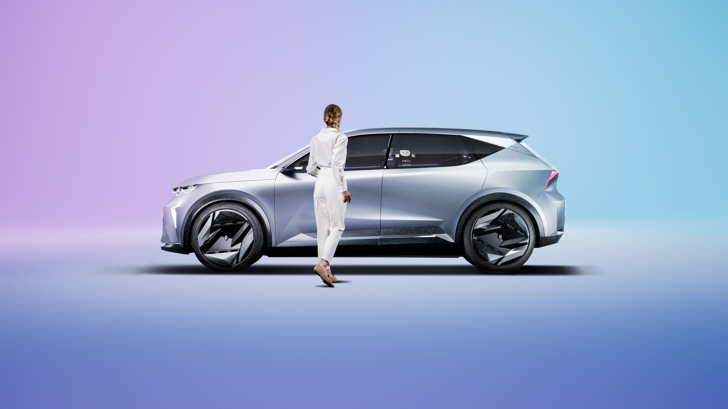 Human car. H1st Vision 2023 Renault. Авто концепты 2023. Renault h79. Концепт-кар почта.